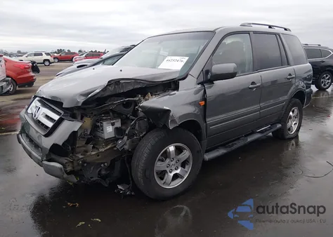2008 Honda Pilot Ex-L из США, поврежденный, VIN 5FNYF28558B028581